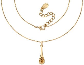 Aurora 18ct gold plated spoon pendant