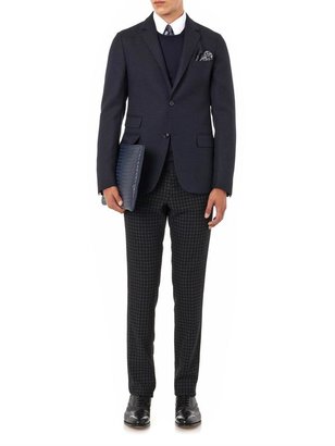Gucci Textured-wool two-button blazer