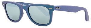 Ray-Ban Wayfarer Sunglasses with Mirrored Lenses, Iridescent Blue