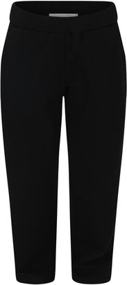 Gucci Black Cotton Jersey Bottoms With Signature Web Tab