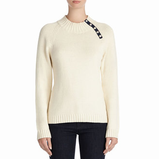 Jones New York Mock Turtleneck Sweater with Raglan Sleeves