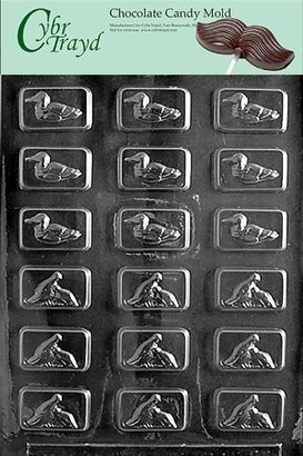 Cybrtrayd S002 Sports Chocolate Candy Mold, Game Birds