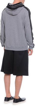 Dolce & Gabbana Cotton-Blend Sweat Shorts, Black