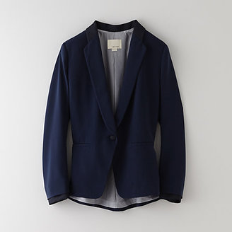 Band Of Outsiders pleat back blazer w/ satin collar