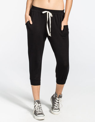 Hip French Terry Womens Cropped Jogger Pants