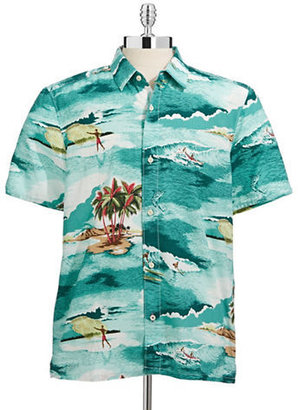 Tommy Bahama Surf Rider Cruiser Button Shirt -- X-Large