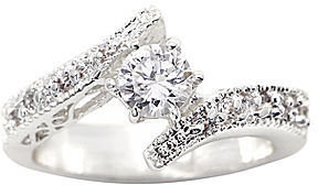 JCPenney city x city Cubic Zirconia Bypass Ring
