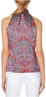 The Limited Paisley Print Halter Top
