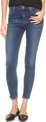 Gold Sign Virtual High Rise Skinny Jeans