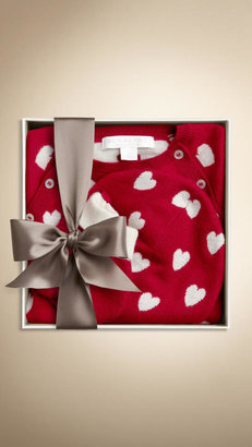 Burberry Heart Intarsia Three-Piece Gift Set