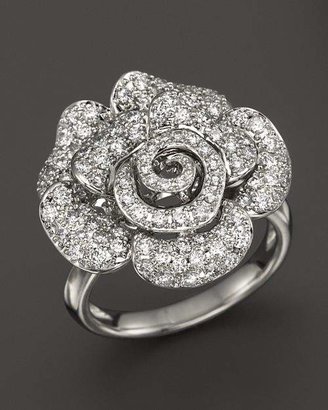 Bloomingdale's Diamond Rose Ring in 14K White Gold, 1.10 ct. t.w.