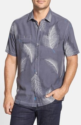 Tommy Bahama 'Feathered Fronds' Island Modern Fit Silk Campshirt