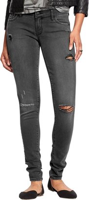 Old Navy Women's The Rockstar Distressed Super Skinny Jeans