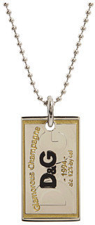 D&G 1024 D&G OK Corral Ball Chain Necklace