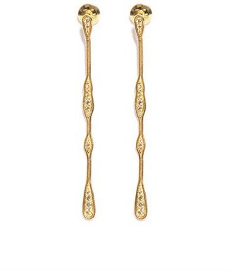 FERNANDO JORGE Diamond & yellow-gold Fluid earrings