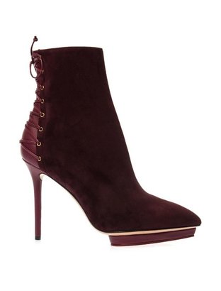 Charlotte Olympia Deborah lace-up ankle boots