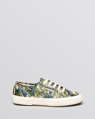 Superga Flat Lace up Sneakers - Camo