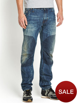 G Star Arc Mens 3D Slim Jeans - Block Wash