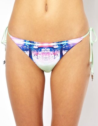 Seafolly Desert Springs Brazilian Tie Side Bikini Bottoms