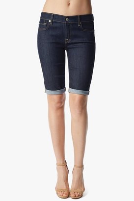 7 For All Mankind Bermuda Short In Ink Rinse