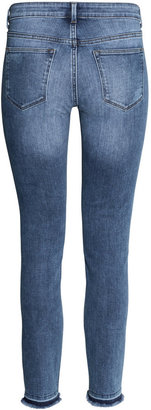 H&M Ankle-length Jeans Skinny fit - Denim blue - Ladies