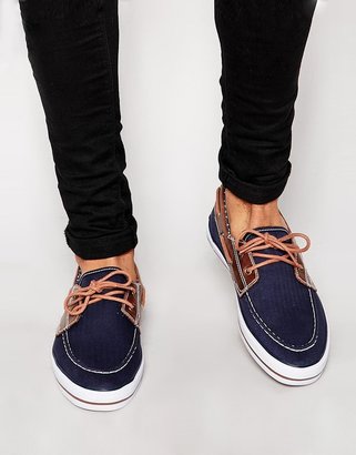 ASOS Boat Shoes in Canvas