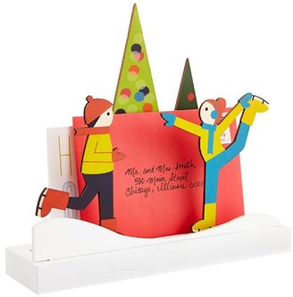 Container Store Skating Party Card Holder