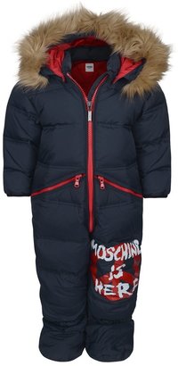 Moschino Baby Boys Navy Down Padded Snowsuit