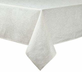 Waterford Linens Chelsea 70-Inch x 126-Inch Oblong Tablecloth in Cream