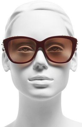 Alexander McQueen 59mm Special Fit Cat Eye Sunglasses