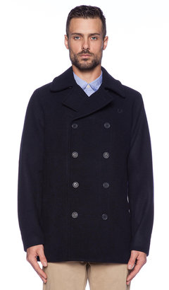 Fred Perry Wool Peacoat