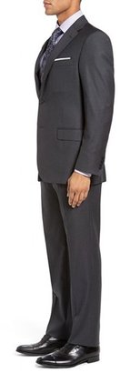Hickey Freeman Men's 'Beacon - B Series' Classic Fit Wool Suit