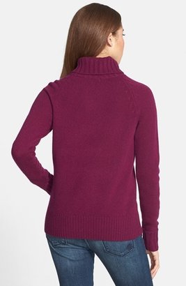 Halogen Turtleneck Cashmere Sweater (Regular & Petite)