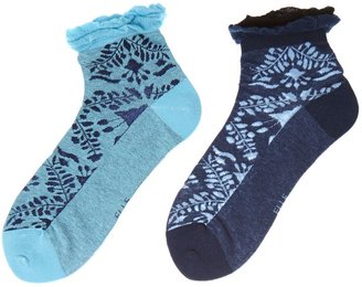 Elle 2pp patterned socks