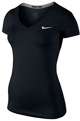 Nike Pro Short Sleeve V-Neck T-Shirt