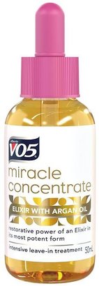 v05 june update Vo5 Miracle Concentrate Elixir with Argan Oil 50ml