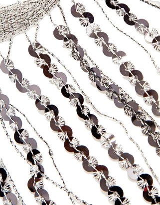ASOS Limited Edition Sequin Fringe Choker Necklace