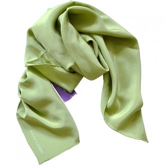 Ralph Lauren COLLECTION Green Silk Scarf