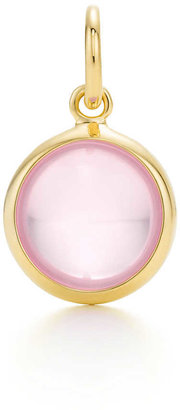 Tiffany & Co. Paloma Picasso®:rose quartz dot charm and chain