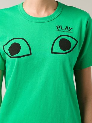 Comme des Garçons PLAY printed eye T-shirt