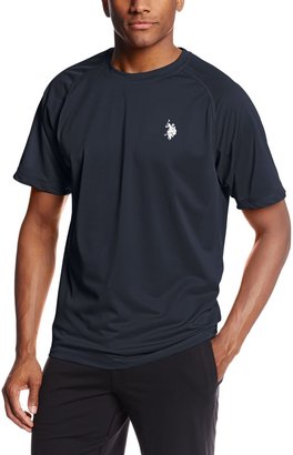 U.S. Polo Assn. Men's Solid Rash Guard UPF 50+ Swim T-Shirt