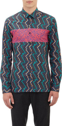 Lanvin Multicolor Abstract-Print Shirt