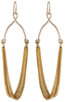 Nakamol Draped Golden Multi-Rope Earrings
