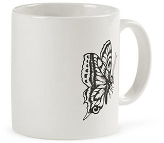 Distinctly Home Butterfly Mug-CREAM-One Size