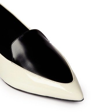 3.1 Phillip Lim Point-toe patent leather slip-ons