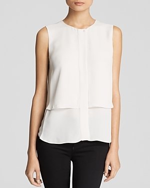 Theory Blouse - Gentaire Double Georgette Silk