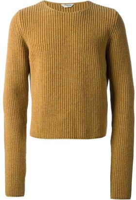 Cerruti ribbed round-neck sweater
