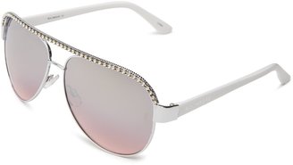Rocawear R503 SLVWH Aviator Sunglasses