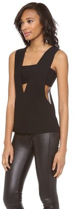 Alexander Wang T by Low V Tank with Bandeau