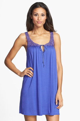 Midnight by Carole Hochman 'Butterfly Kisses' Embroidered Yoke Chemise